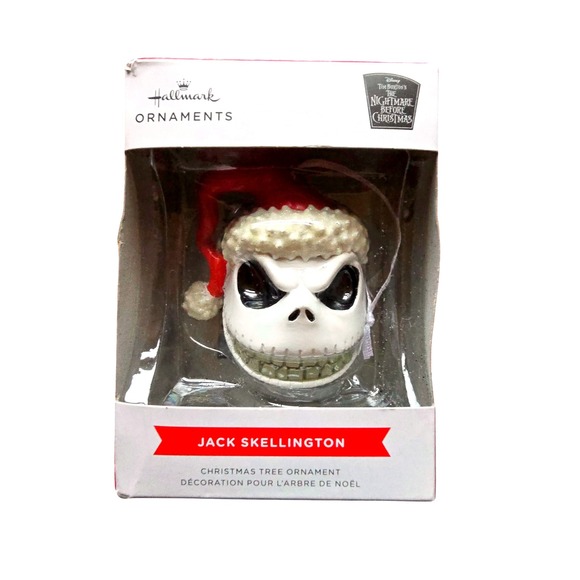 Hallmark Nightmare Before Christmas Other - NWOT Hallmark Jack Skellington Nightmare Before Christmas Ornament Santa Hat